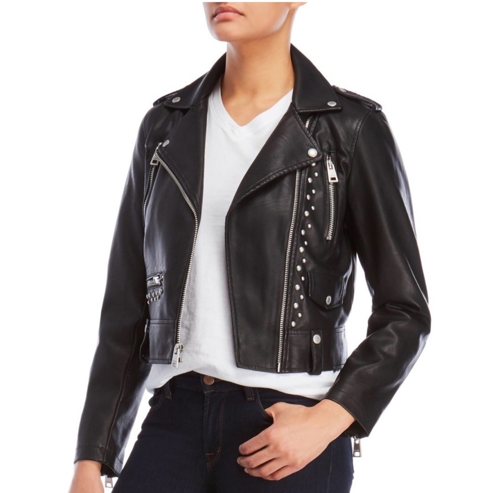 NEW Levi’s Faux Vegan Leather Studded Moto Jacket